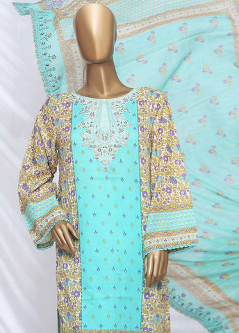 Bin Saeed Fabric - SMLF-ED180- 3 Piece Embroidered Stitched Suit