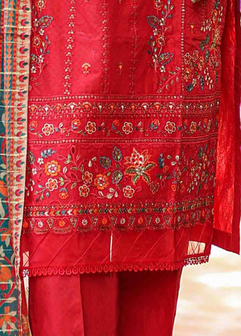 Bin Saeed Fabric - SMLF-EMB-0405 B - 3 Piece Embroidered Stitched Suit