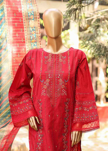Bin Saeed Fabric - SMLF-EMB-0405 B - 3 Piece Embroidered Stitched Suit