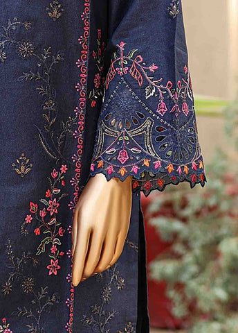 Bin Saeed Fabric - SMLF-EMB-0409 B - 3 Piece Embroidered Stitched Suit