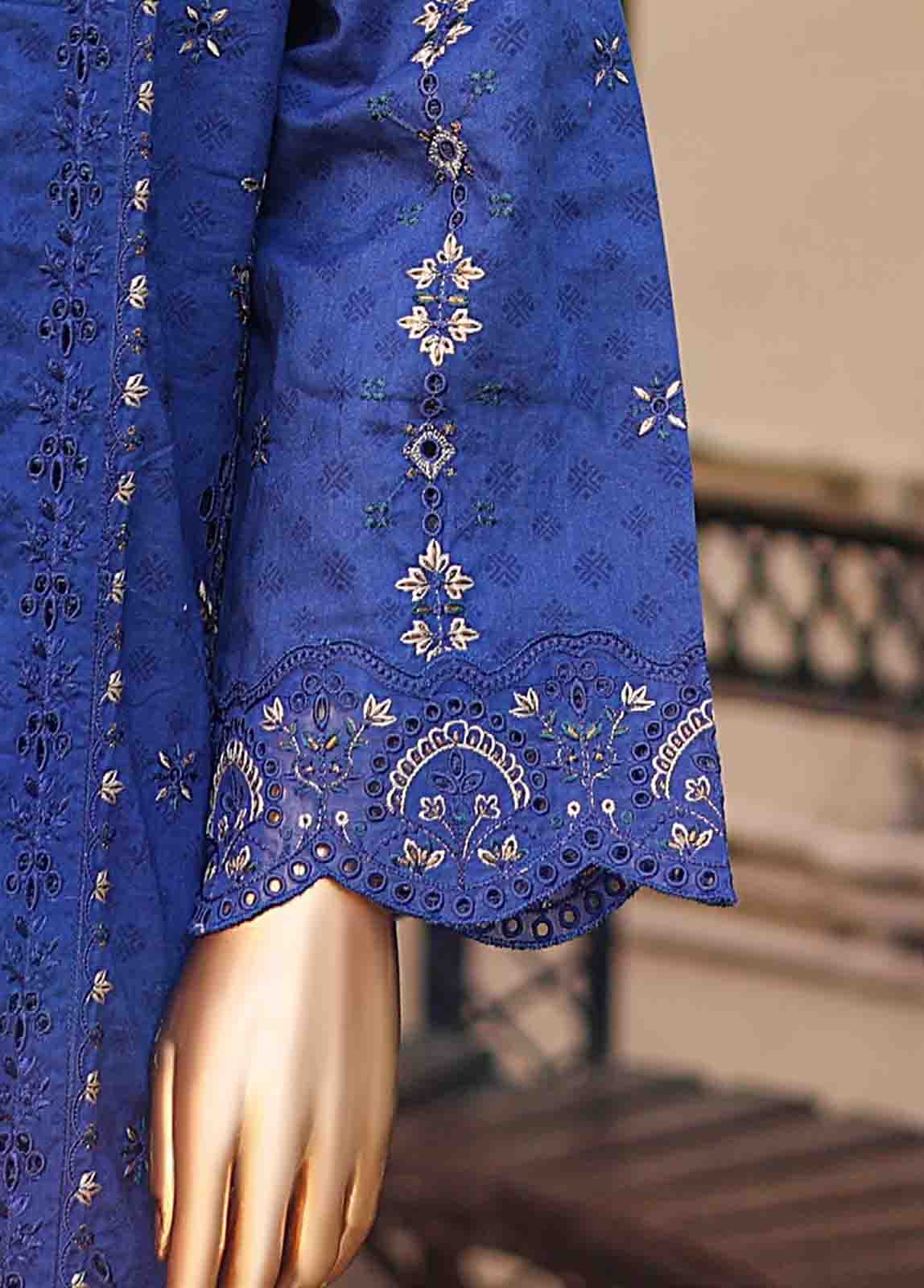 Bin Saeed Fabric - SMLF-EMB-0416 B - 3 Piece Embroidered Stitched Suit