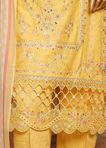 Bin Saeed Fabric - SMLF-EMB-081- 3 Piece Embroidered Stitched Suit