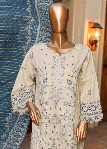 Bin Saeed Fabric - SMLF-EMB-387 - 3 Piece Embroidered Stitched Suit