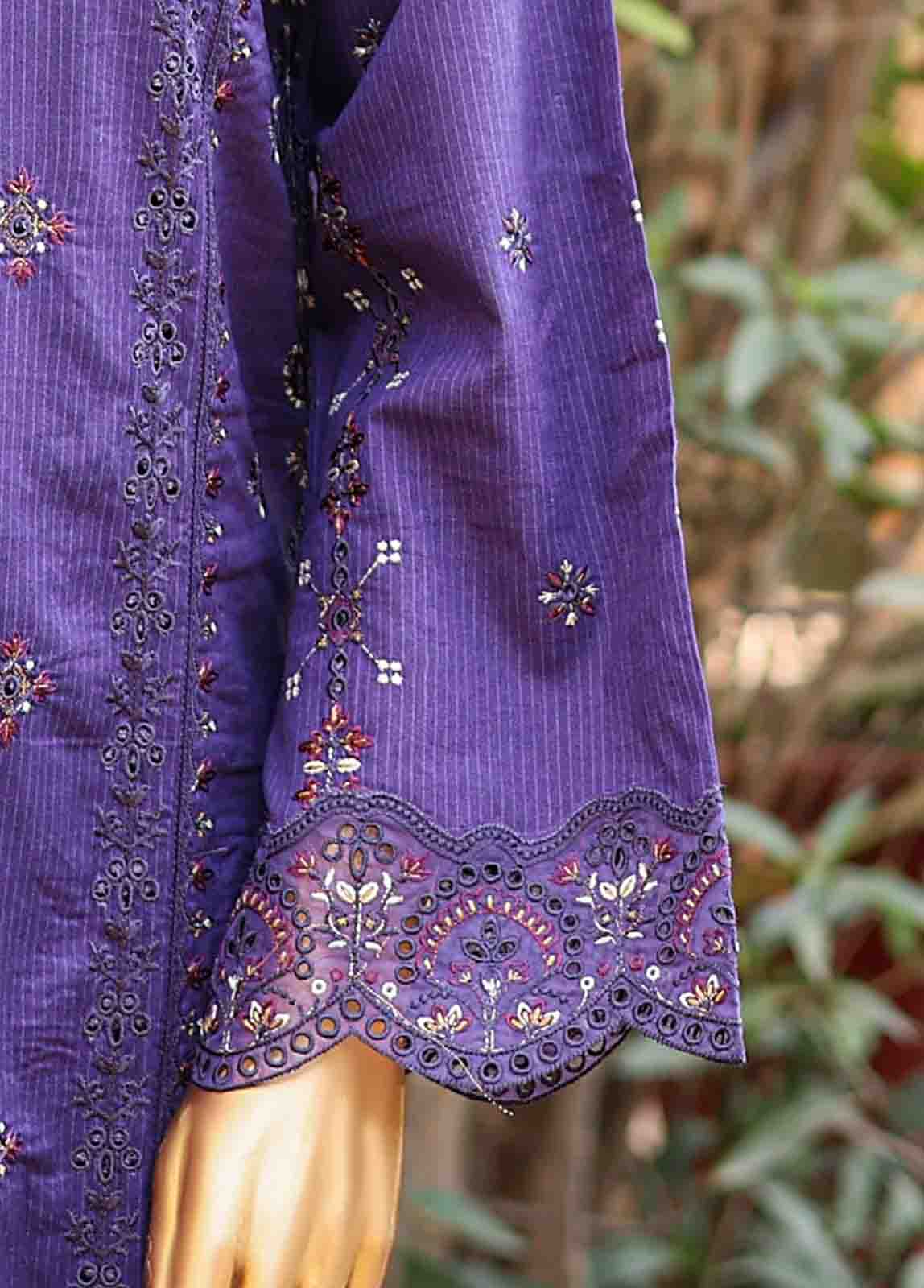 Bin Saeed Fabric - SMLF-EMB-388 - 3 Piece Embroidered Stitched Suit