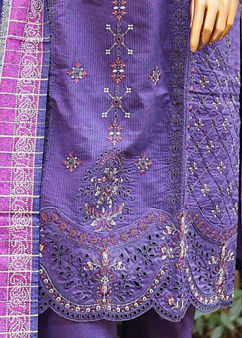 Bin Saeed Fabric - SMLF-EMB-388 - 3 Piece Embroidered Stitched Suit