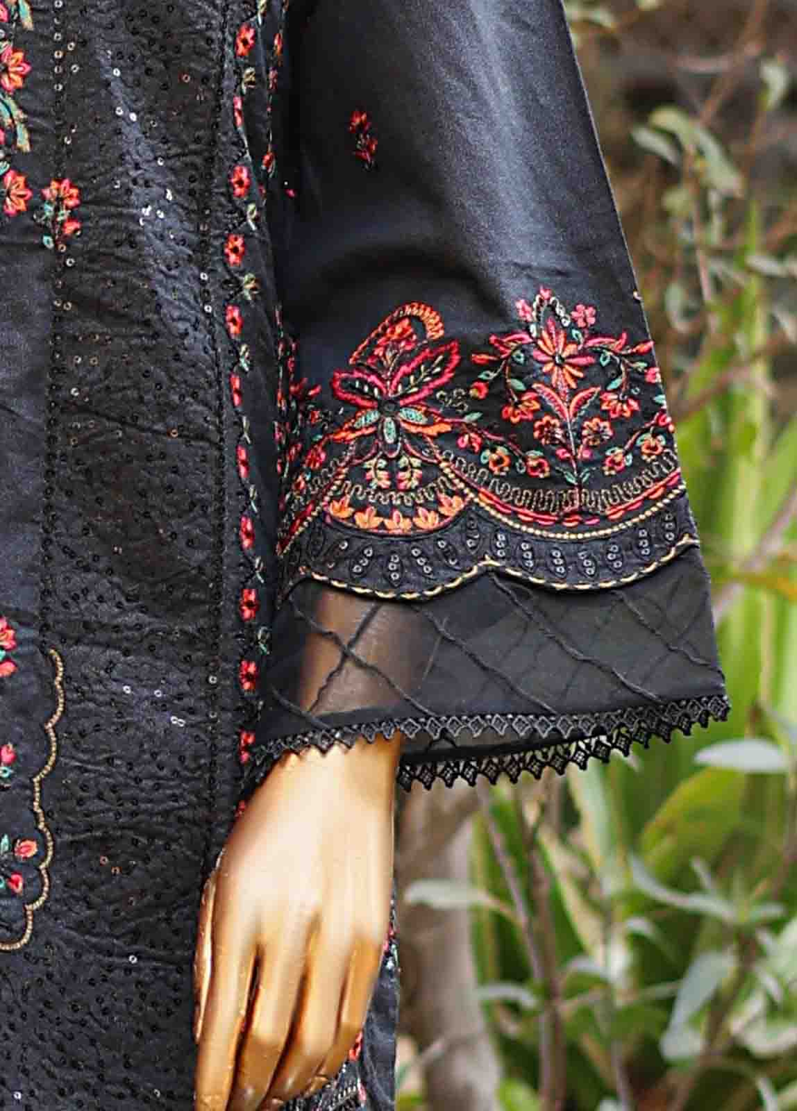 Bin Saeed Fabric - SMLF-EMB-399 B - 3 Piece Embroidered Stitched Suit