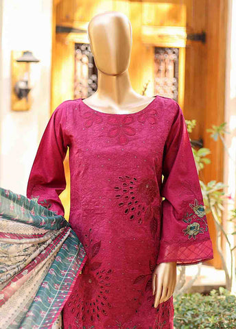 Bin Saeed Fabric - SMLF-EMB-403 - 3 Piece Embroidered Stitched Suit