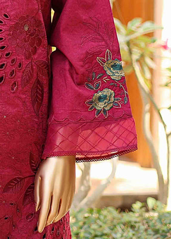 Bin Saeed Fabric - SMLF-EMB-403 - 3 Piece Embroidered Stitched Suit