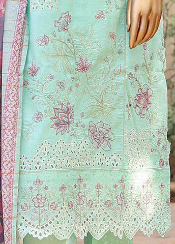 Bin Saeed Fabric - SMLF-EMB-421 B - 3 Piece Embroidered Stitched Suit