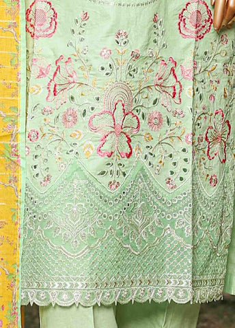 Bin Saeed Fabric - SMLF-EMB-423 B - 3 Piece Embroidered Stitched Suit
