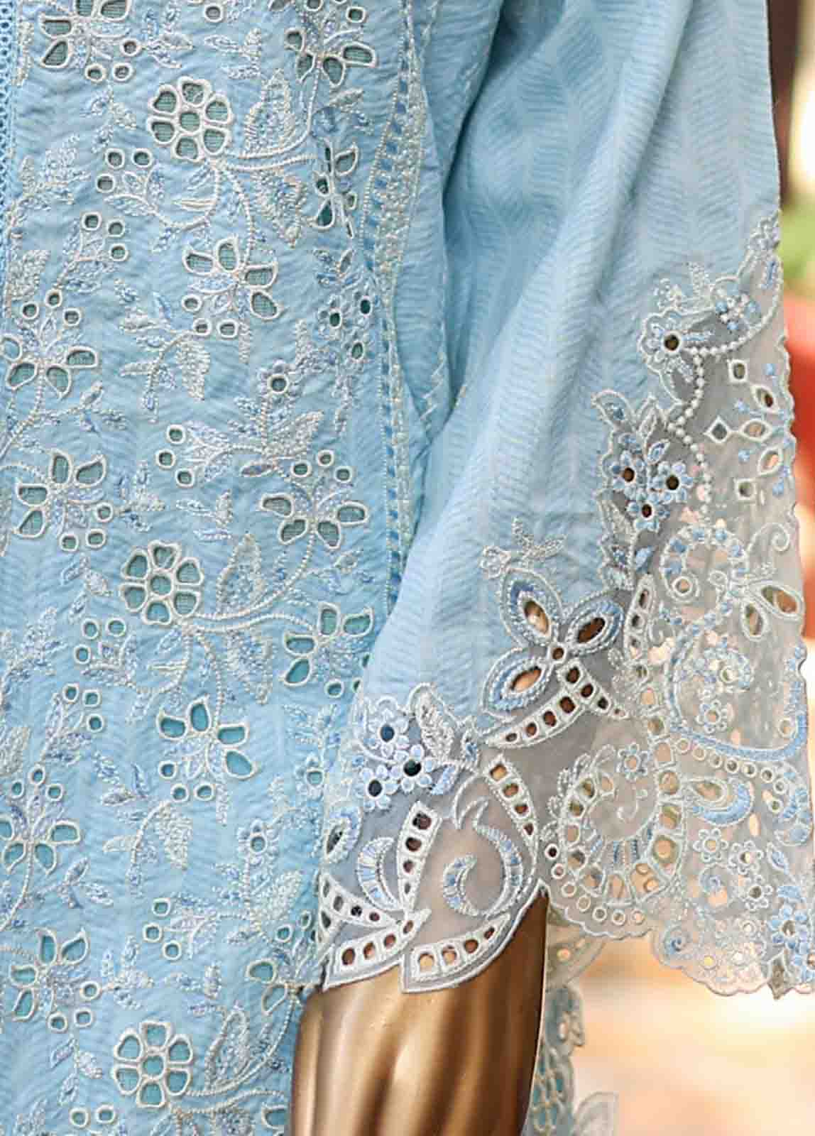 Bin Saeed Fabric - SMLF-EMB-425 B - 3 Piece Embroidered Stitched Suit