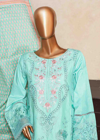 Bin Saeed Fabric - SMLF-EMB-427 B - 3 Piece Embroidered Stitched Suit