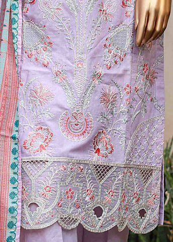 Bin Saeed Fabric - SMLF-EMB-428 A - 3 Piece Embroidered Stitched Suit