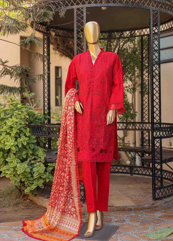 Bin Saeed Fabric - SMLF-EMB-431 B - 3 Piece Embroidered Stitched Suit