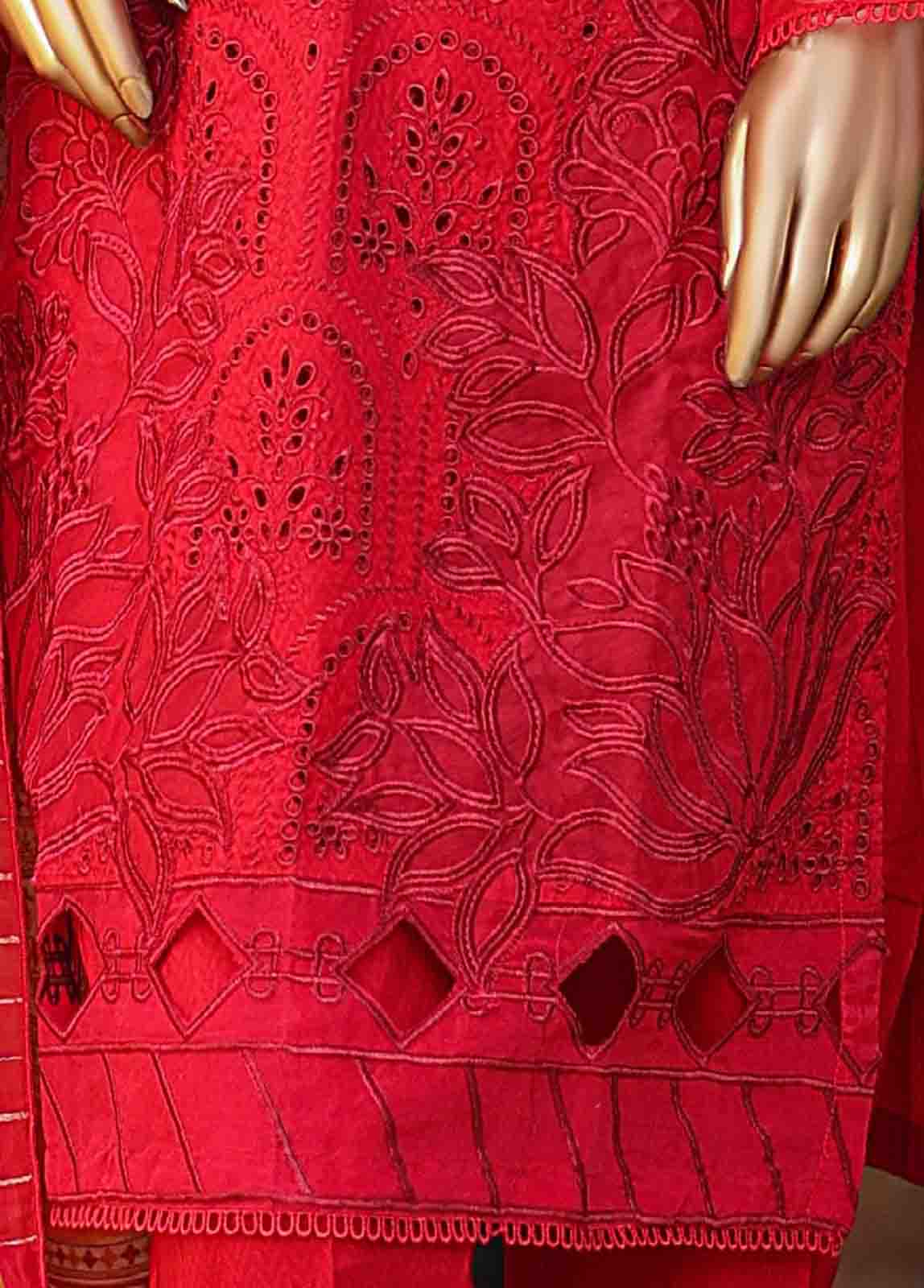 Bin Saeed Fabric - SMLF-EMB-431 B - 3 Piece Embroidered Stitched Suit