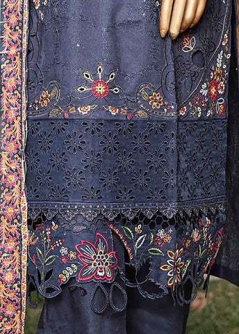 Bin Saeed Fabric - SMLF-EMB-433 A - 3 Piece Embroidered Stitched Suit