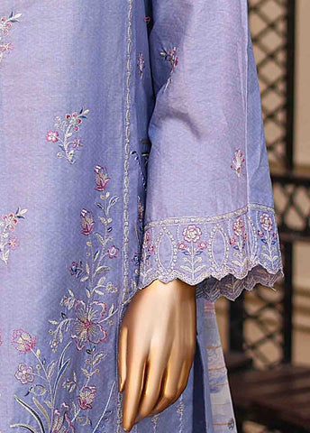 Bin Saeed Fabric - SMLF-EMB-434 B - 3 Piece Embroidered Stitched Suit