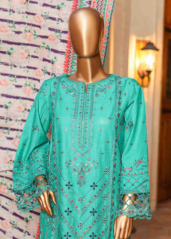 Bin Saeed Fabric - SMLF-EMB-437 - 3 Piece Embroidered Stitched Suit