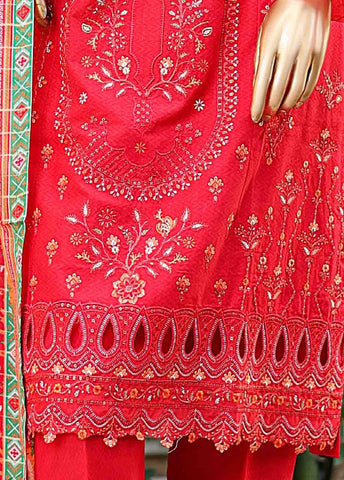 Bin Saeed Fabric - SMLF-EMB-440 A - 3 Piece Embroidered Stitched Suit