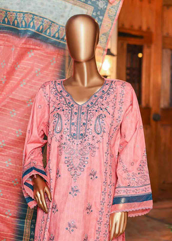 Bin Saeed Fabric - SMLF-EMB-443 B - 3 Piece Embroidered Stitched Suit