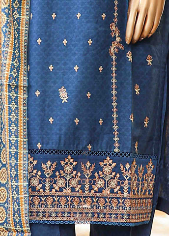 Bin Saeed Fabric - SMLF-EMB-447 A - 3 Piece Embroidered Stitched Suit