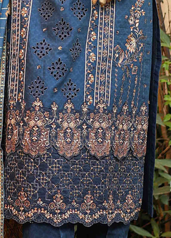 Bin Saeed Fabric - SMLF-EMB-447 B - 3 Piece Embroidered Stitched Suit