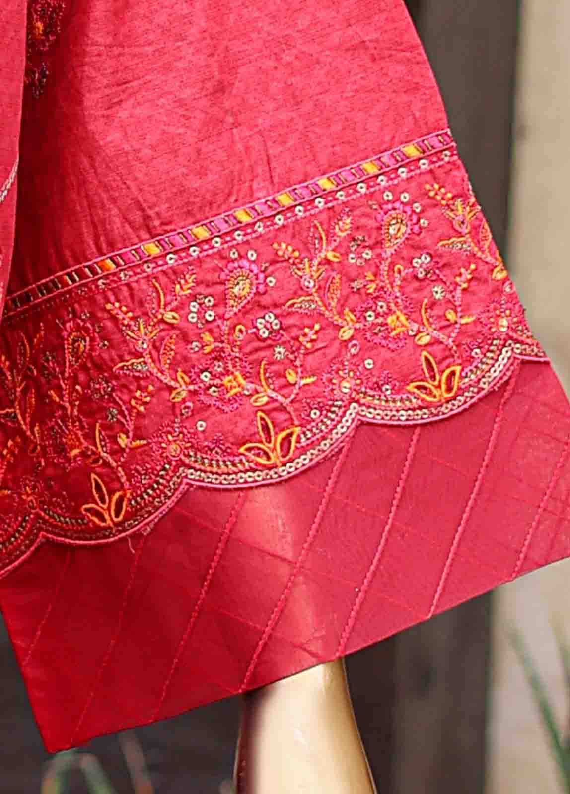 Bin Saeed Fabric - SMLF-EMB-448 B - 3 Piece Embroidered Stitched Suit