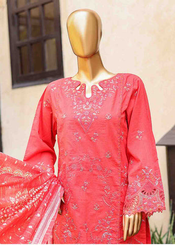 Bin Saeed Fabric - SMLF-EMB-449 A - 3 Piece Embroidered Stitched Suit