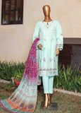 SMLF-EMB-450 B - 3 Piece Embroidered Stitched Suit