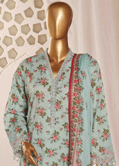 SMLF-FR-0136- 3 Piece Embroidered Stitched Suit