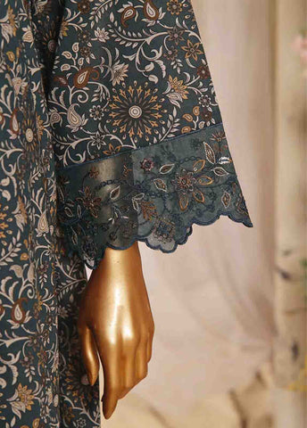 Bin Saeed Fabric - SMLF-FR-0141- 3 Piece Embroidered Stitched Suit