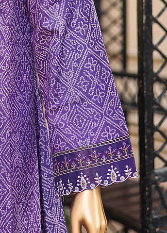 Bin Saeed Fabric - SMLF-FR-0451- 3 Piece Embroidered Stitched Suit