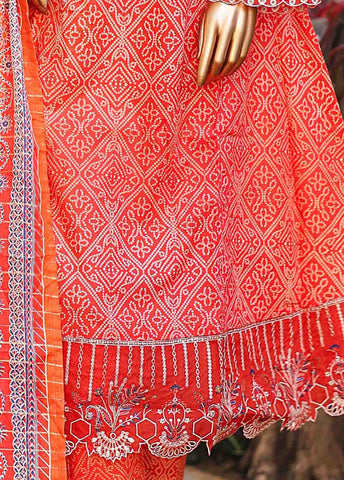 Bin Saeed Fabric - SMLF-FR-0453- 3 Piece Embroidered Stitched Suit