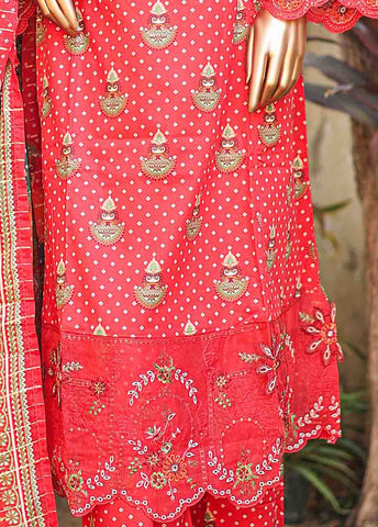 Bin Saeed Fabric - SMLF-FR-0454- 3 Piece Embroidered Stitched Suit