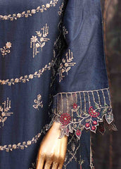 SMLF-FR-0513- 3 Piece Embroidered Stitched Suit