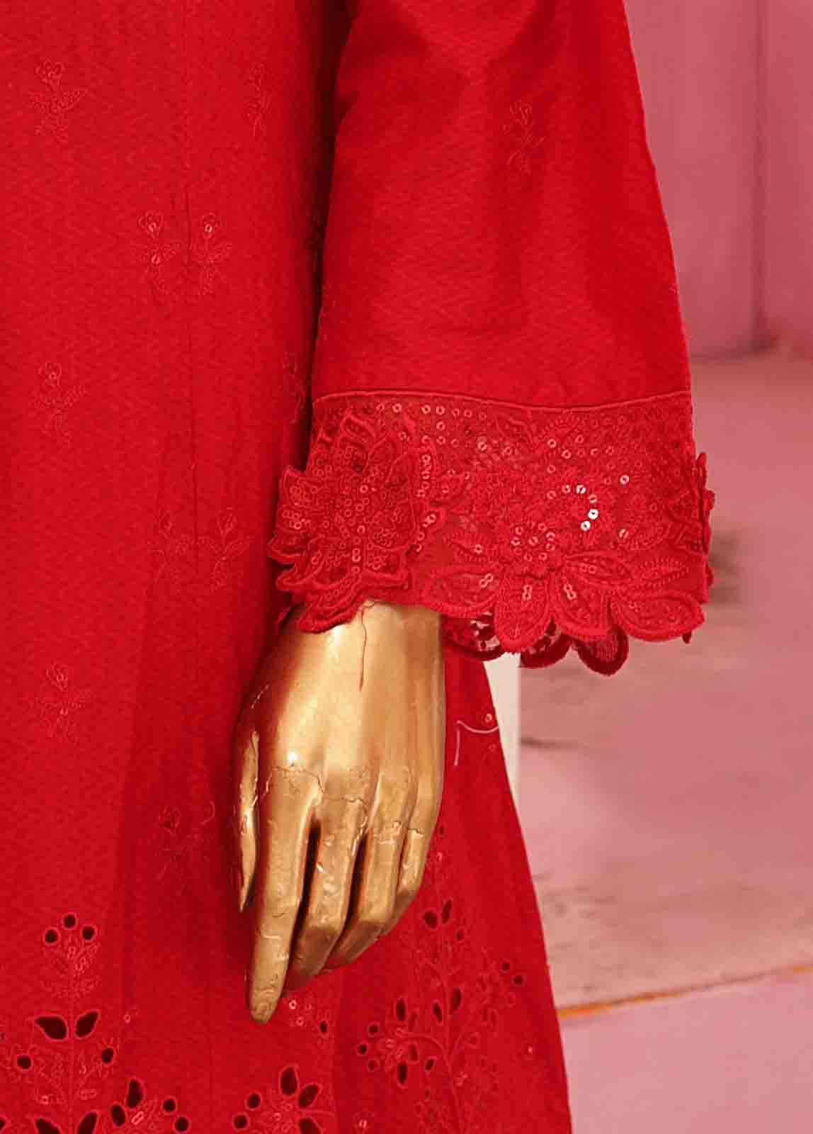 Bin Saeed Fabric - SMLF-FR-0515- 3 Piece Embroidered Stitched Suit