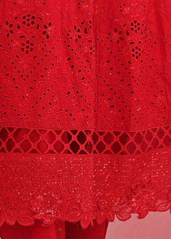 Bin Saeed Fabric - SMLF-FR-0515- 3 Piece Embroidered Stitched Suit