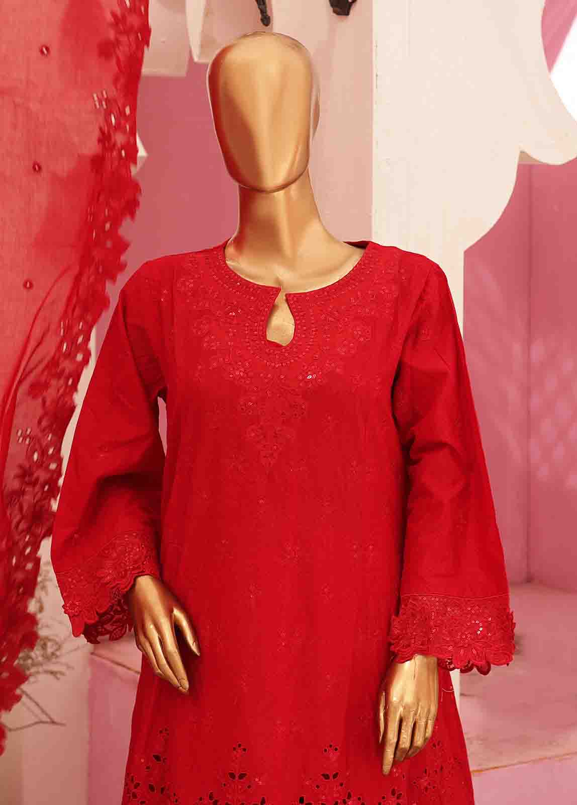 Bin Saeed Fabric - SMLF-FR-0515- 3 Piece Embroidered Stitched Suit