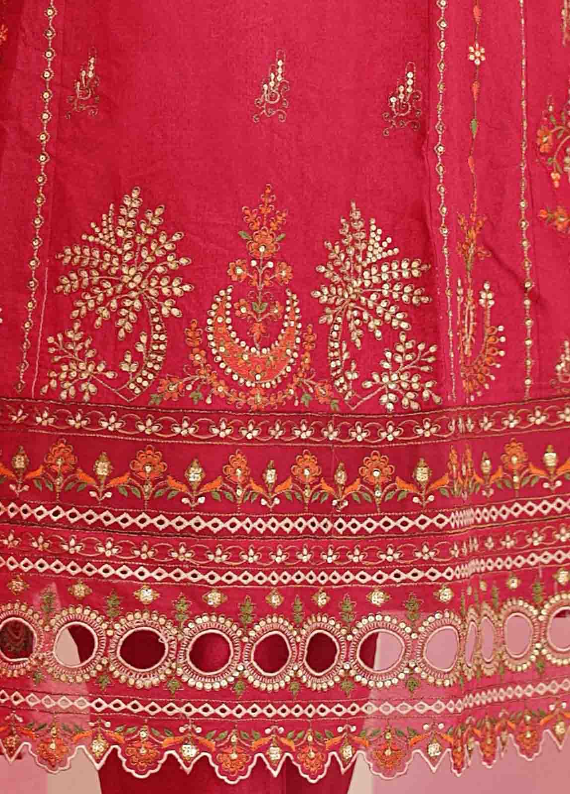 Bin Saeed Fabric - SMLF-FR-0518 A- 3 Piece Embroidered Stitched Suit