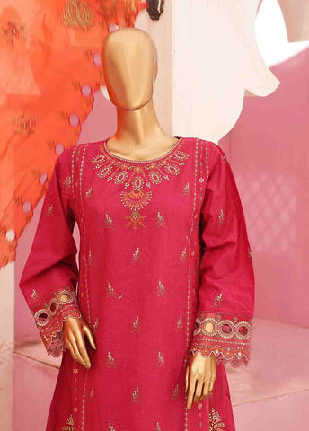 Bin Saeed Fabric - SMLF-FR-0518 A- 3 Piece Embroidered Stitched Suit