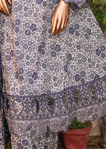 Bin Saeed Fabric - SMLF-FR-0521- 3 Piece Embroidered Stitched Suit