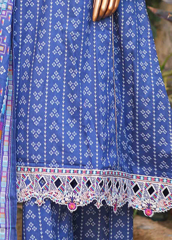 Bin Saeed Fabric - SMLF-FR-0523- 3 Piece Embroidered Stitched Suit