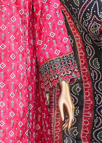 Bin Saeed Fabric - SMLF-FR-0524- 3 Piece Embroidered Stitched Suit