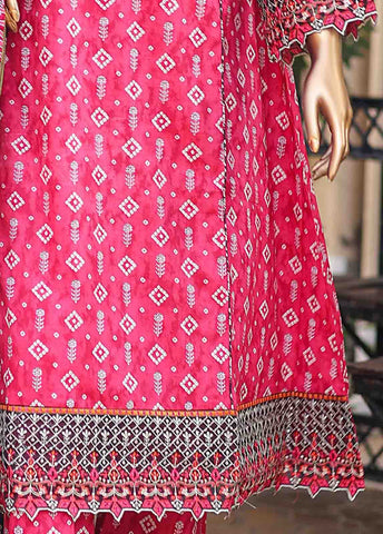 Bin Saeed Fabric - SMLF-FR-0524- 3 Piece Embroidered Stitched Suit