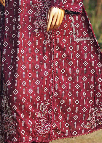 Bin Saeed Fabric - SMLF-FR-0525- 3 Piece Embroidered Stitched Suit