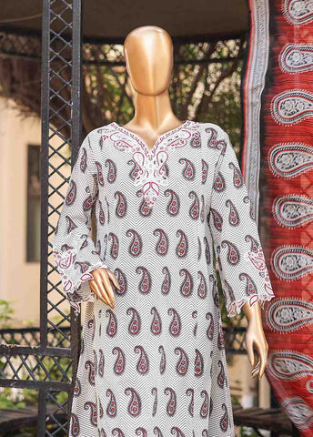 Bin Saeed Fabric - SMLF-FR-0528- 3 Piece Embroidered Stitched Suit