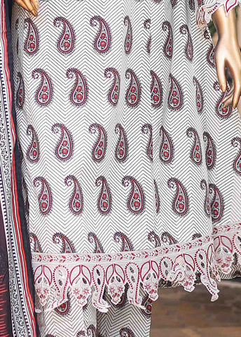 Bin Saeed Fabric - SMLF-FR-0528- 3 Piece Embroidered Stitched Suit