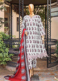 SMLF-FR-0528- 3 Piece Embroidered Stitched Suit