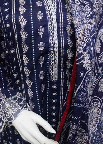 Bin Saeed Fabric - SMLF-FR-0625- 3 Piece Embroidered Stitched Suit