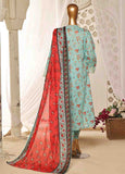 SMLF-FR-0644- 3 Piece Embroidered Stitched Suit
